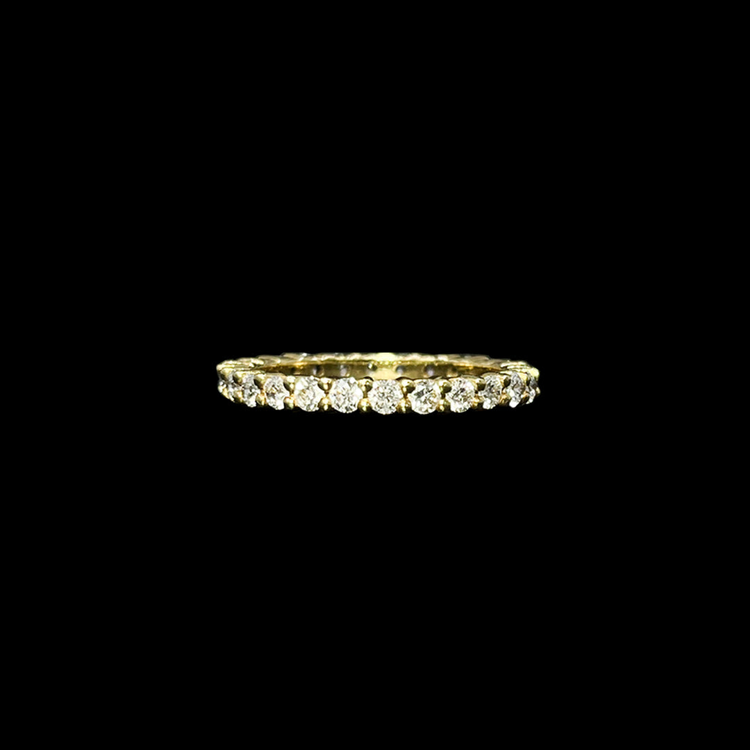 Diamond eternity band | 18ct Yellow Gold