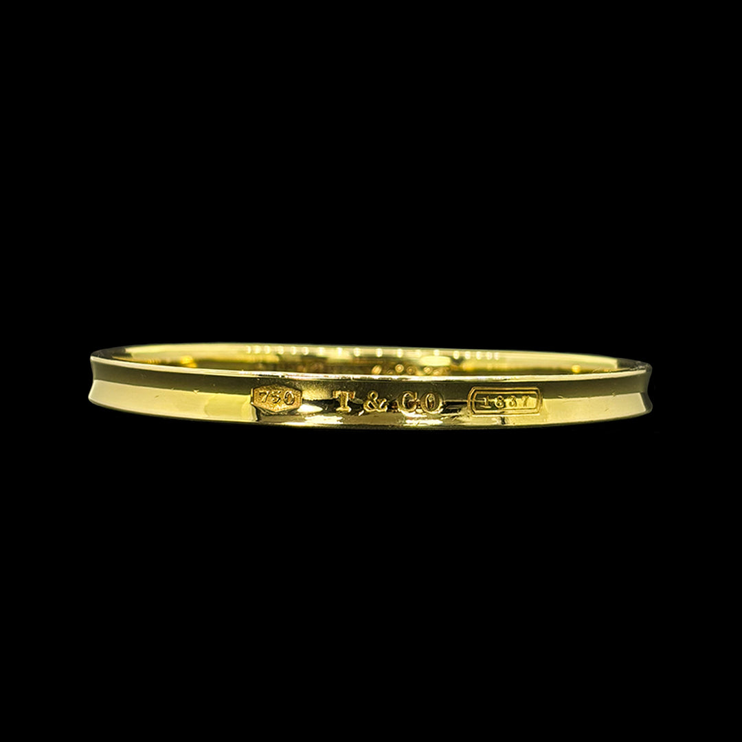 Tiffany & Co ‘1837’ Gold bangle | 18ct Yellow Gold
