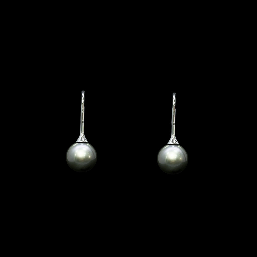 Pearl earrings | Tahitian | 18ct White Gold