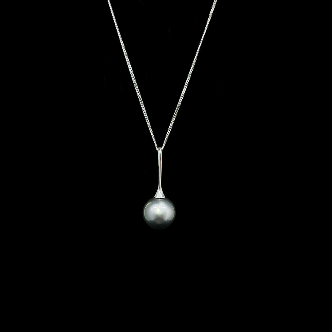 Pearl pendant | Tahitian | 18ct White Gold