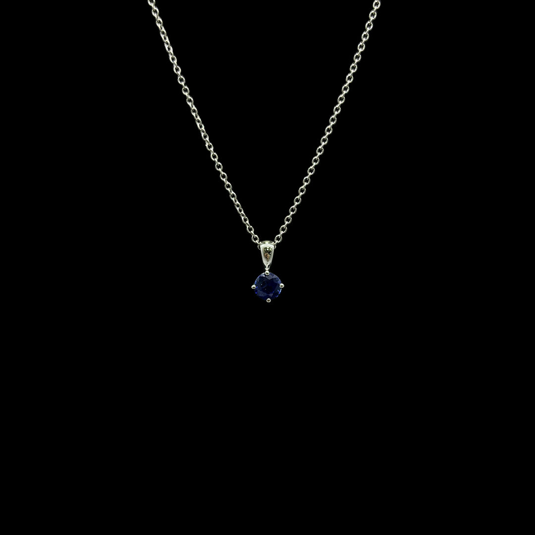 Sapphire pendant | Platinum