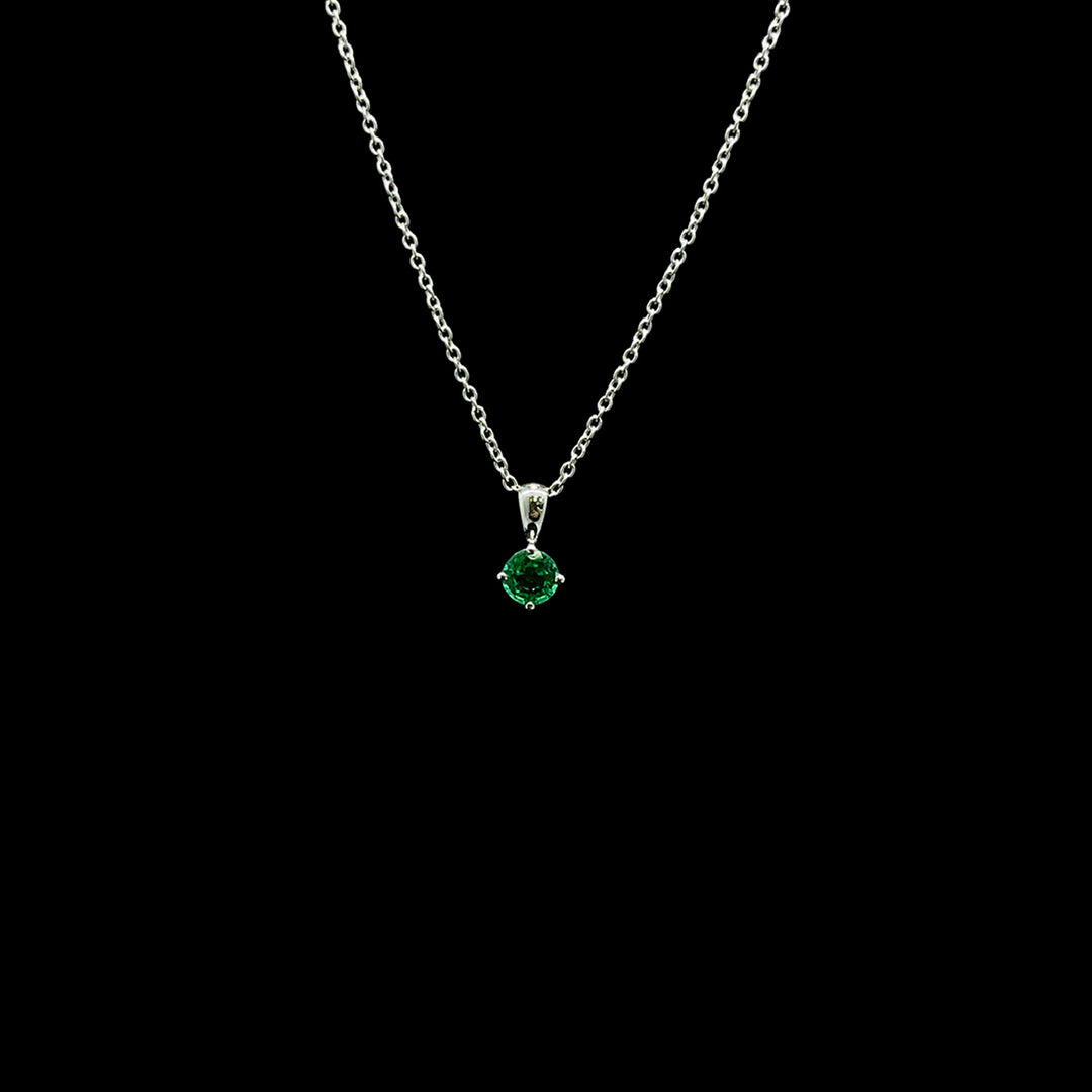 Emerald pendant | Platinum