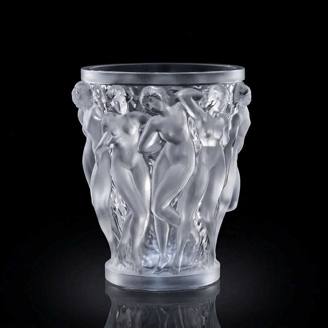 Iconic Bacchantes vase | Clear crystal | Lalique