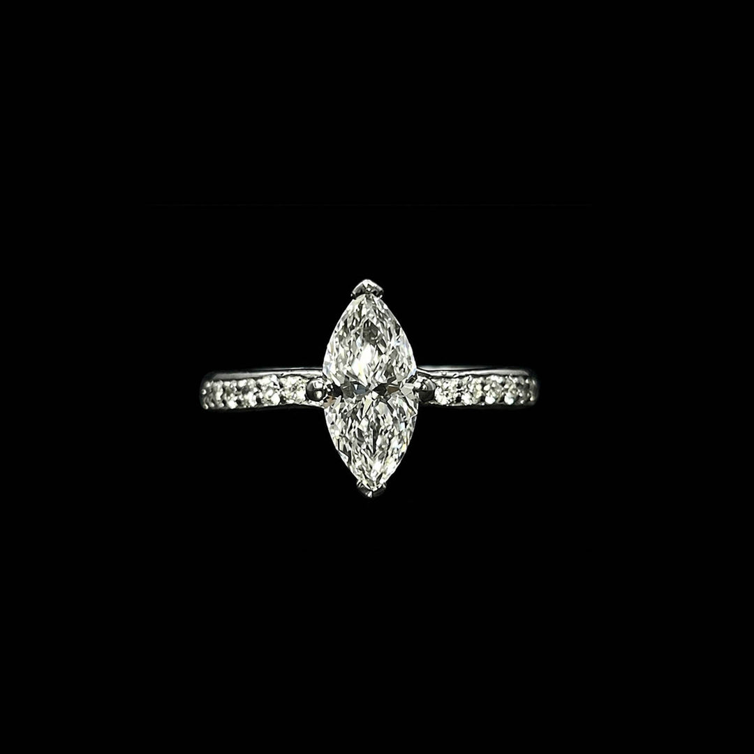 Diamond solitaire | Marquise | Platinum